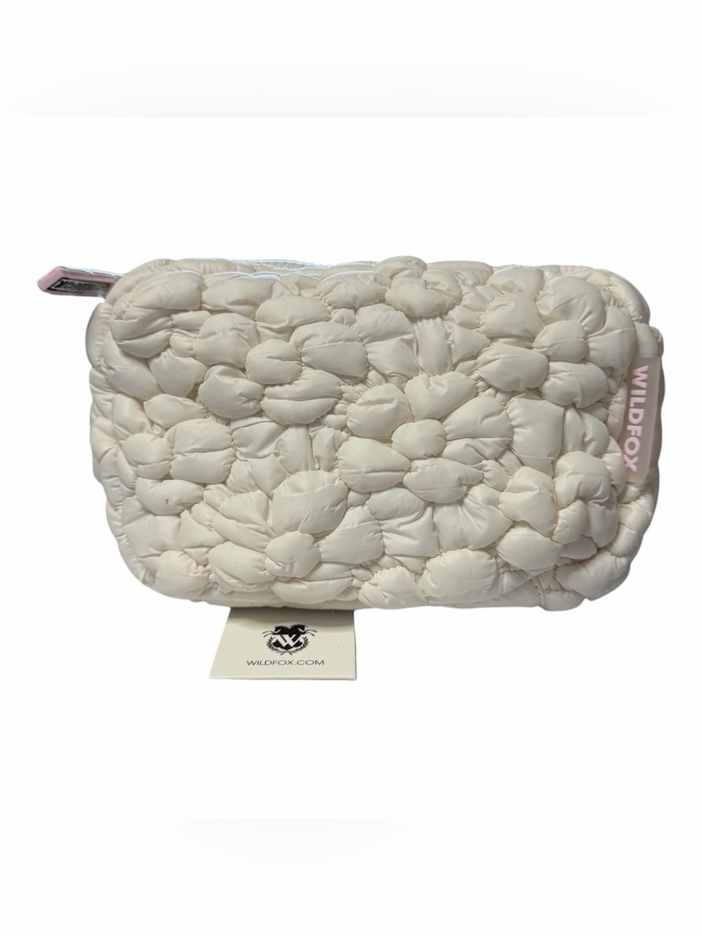 Wildfox Cream Floral Textured Crossbody Bag nwt